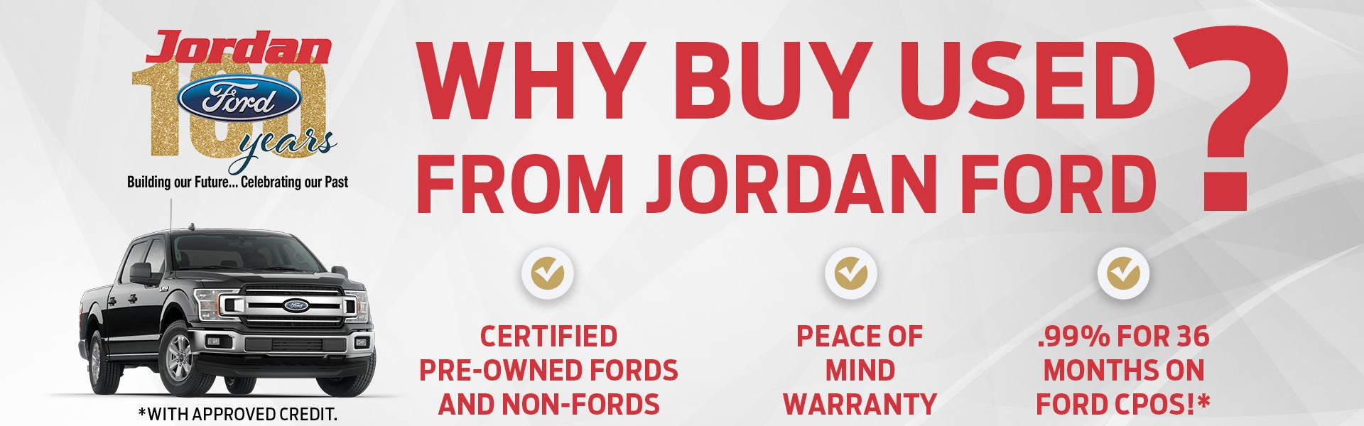 Why buy Jordan Ford Used Cars